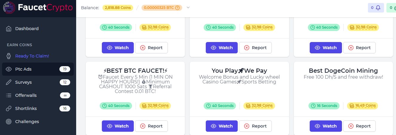 Free faucetcrypto Crypto