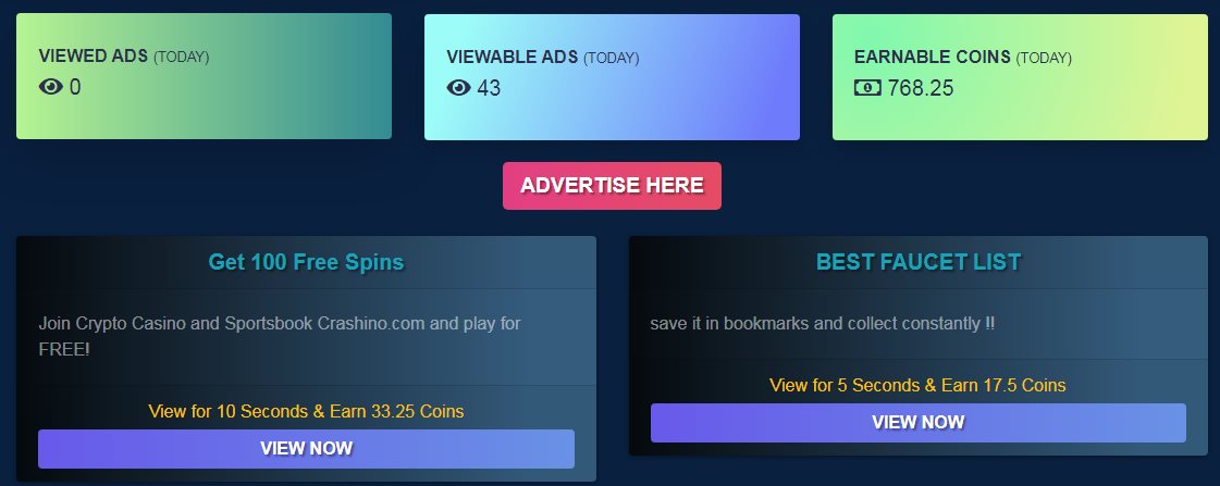 Free TRON (TRX) faucet 